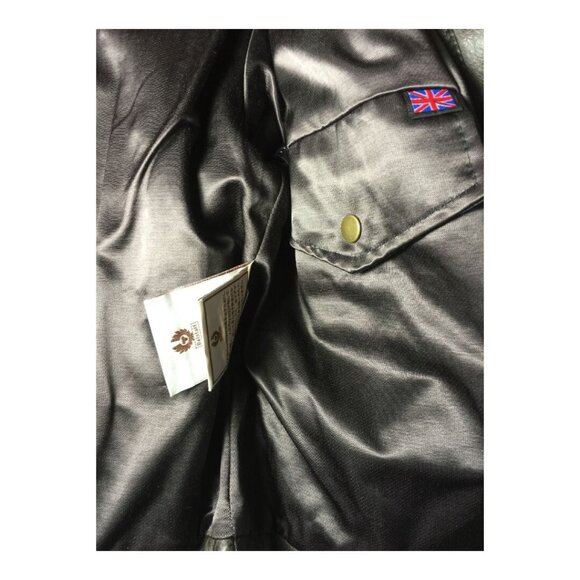 Belstaff Leather Lightling Fashion Jacket Blouson Size 42 Made in Italy NWT - Picture 6 of 11